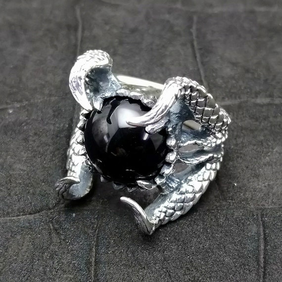 DEGUCHI TAKASHI/RING THORN/S925/あこや真珠 Dragon Horn Ring - Etsy