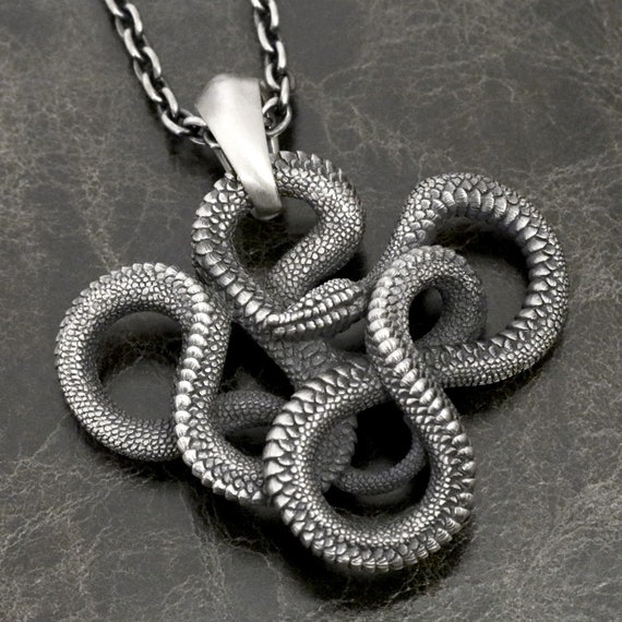 Snake Pendant - Etsy