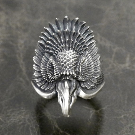 Dual Phoenix Ring - Etsy