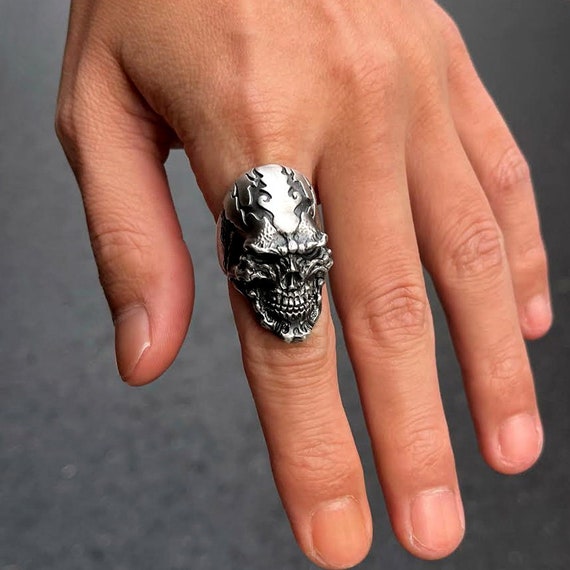 dragon skull ring