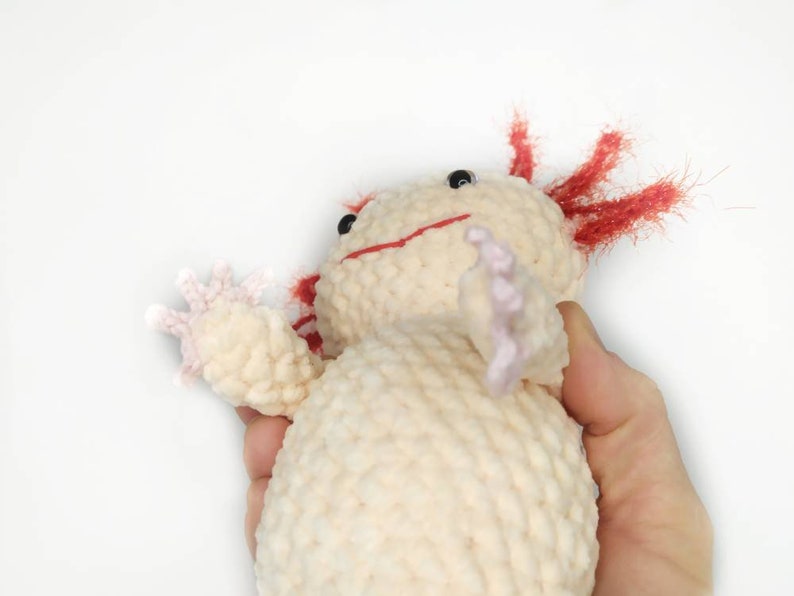 Happy axolotl plush toy stuffed cute axolotl amphibian plush | Etsy