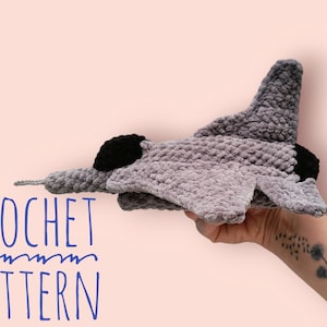 Crochet pattern airplane nursery like F-16, amigurumi plane pattern, crochet toy for boys, aviation crochet, fighter aircraft