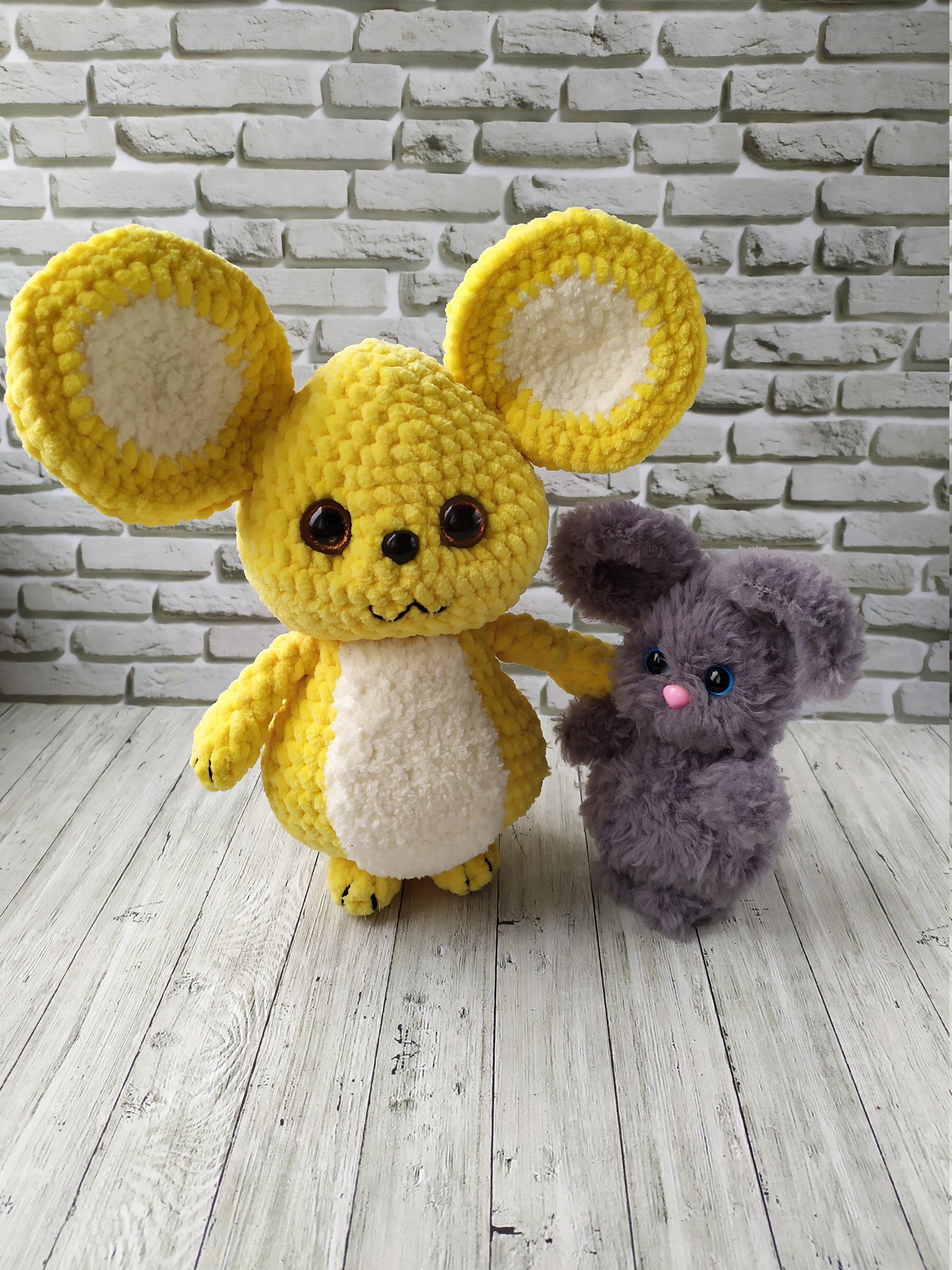 Mouse Toy Crochet Pattern PDF Amigurumi Plush Mouse Tutorial Etsy