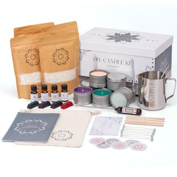 Soy Candle Making Kit for Adults Luxury DIY Craft Kit With