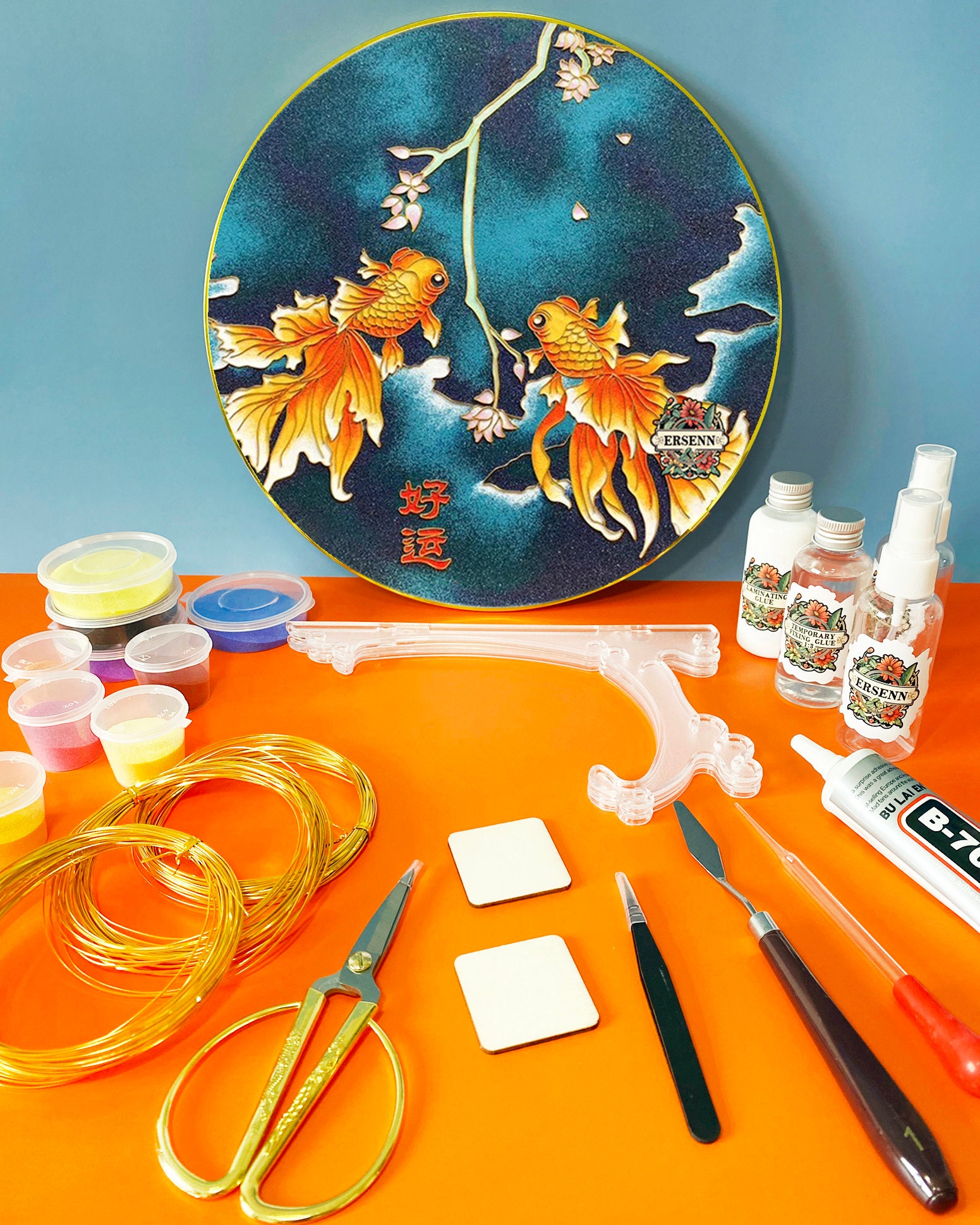 Cloisonne DIY Kit Enamel Painting White Deer Penguin Dinosaur Lucky  Decoration