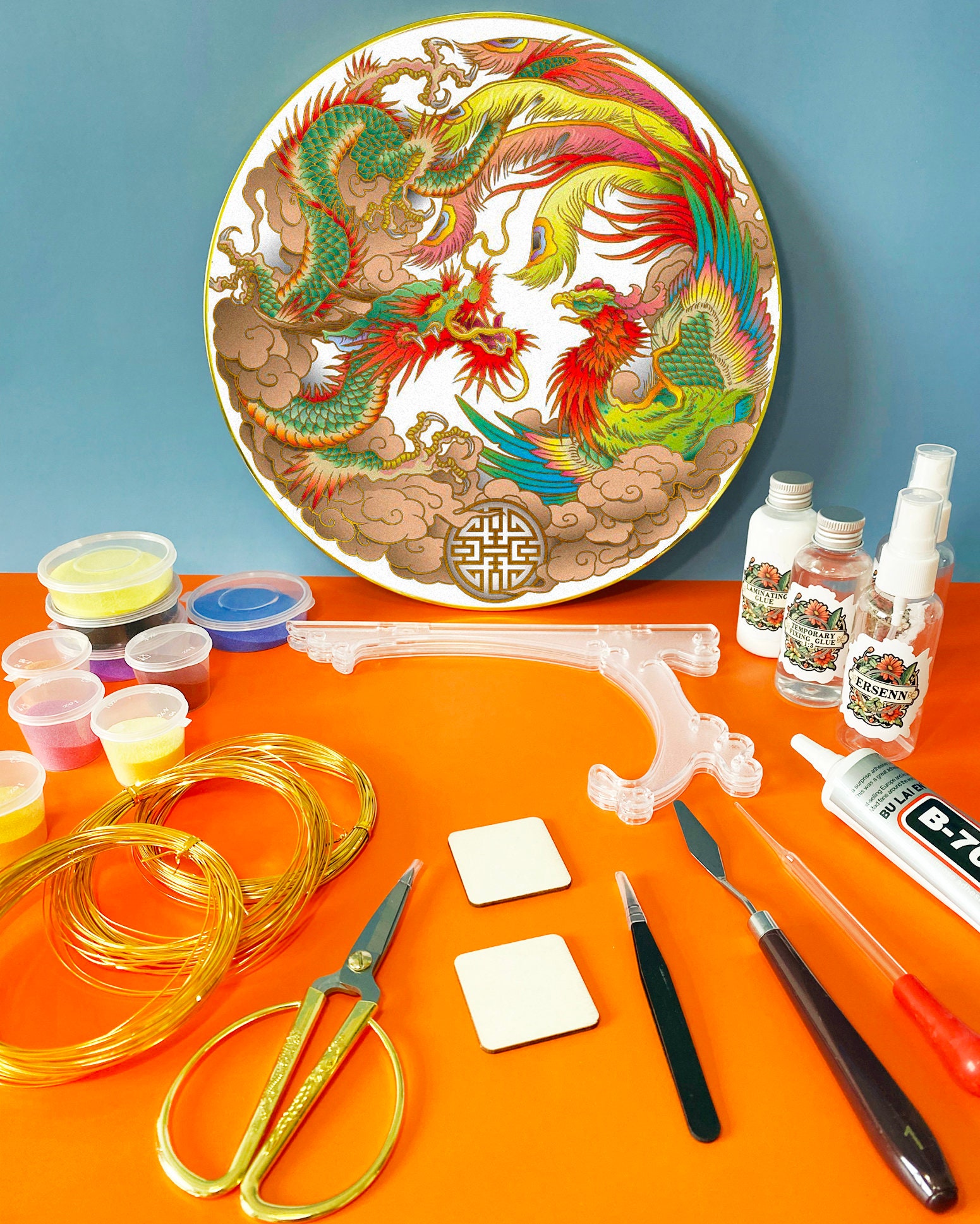 Two Koi - Cloisonne DIY Painting Kits