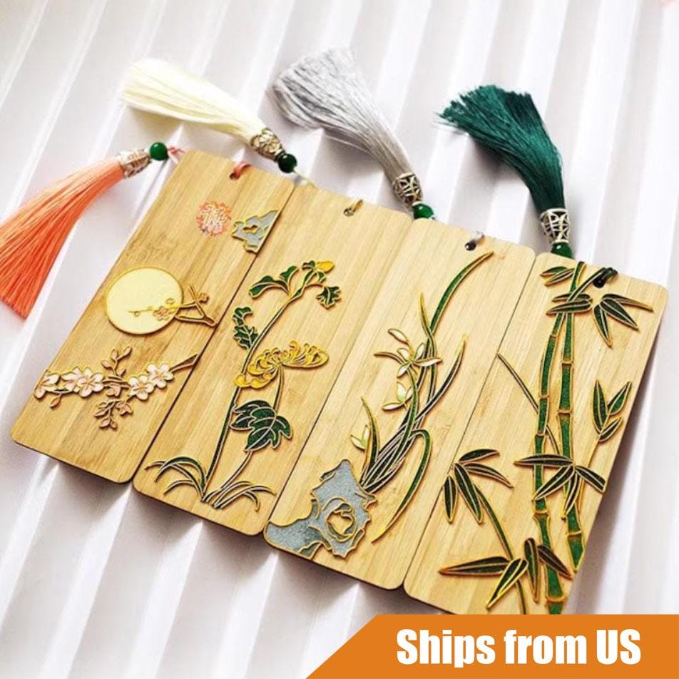 4PCS Cloisonne DIY Kit For Beginners, DIY Bookmarks, Gift For Her,Includes All Tools