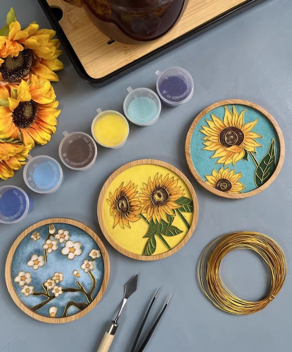 The Starry Night - Cloisonne DIY Painting Kits