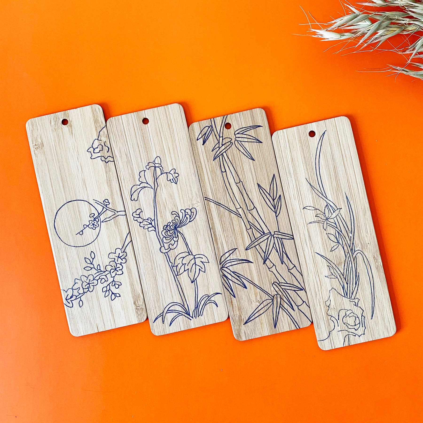 WEBEEDY Juego De 4 Marcapáginas De Esmalte De Gato De Cloisonne DIY, Sin Terminar, Marcapáginas Vacíos, Con Borla, Todos Los Accesorios E Instrucciones (idioma Español No Garantizado), Regalo Para