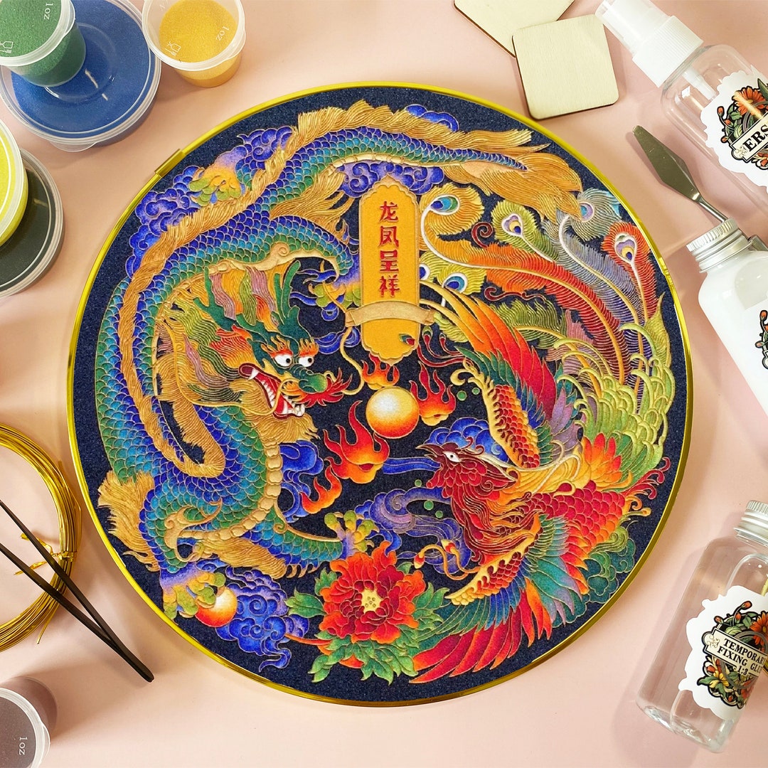 Cloisonne DIY Kit Suitable For Beginners,Good Luck Goldfish Kit,Including  All Tools