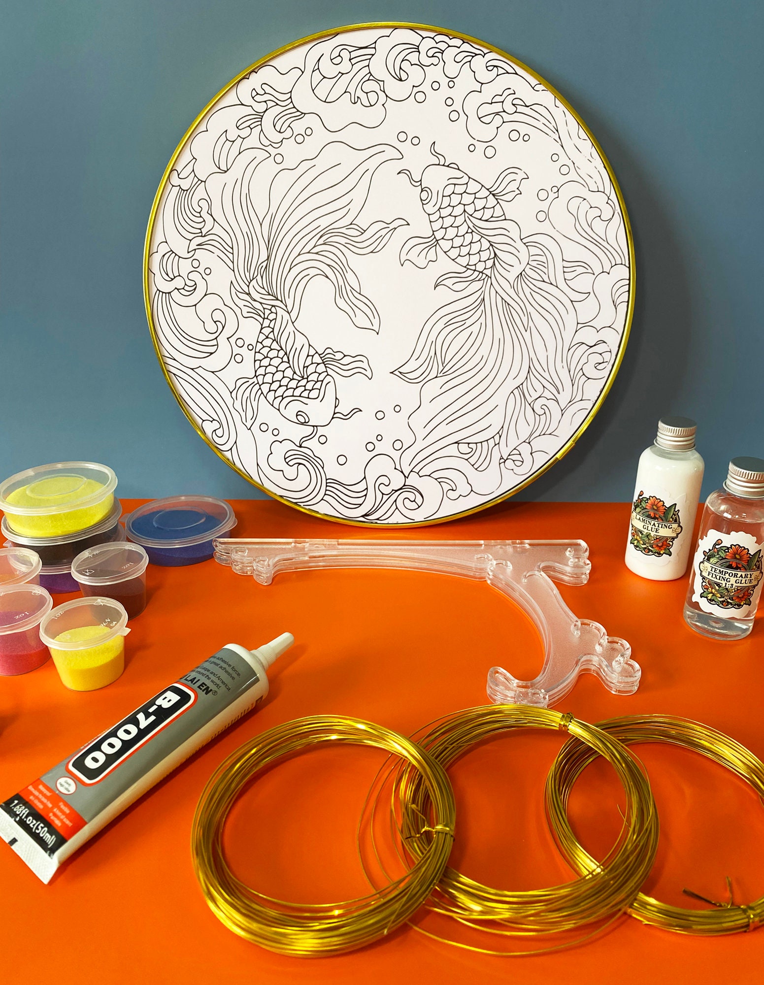 Bird and Flowers - Cloisonne DIY Painting Kits