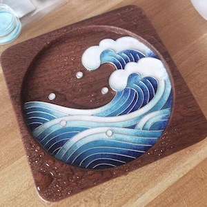 Hochwertiges Cloisonne DIY Kit, Beach Cupmat, enthält alle Werkzeuge und Crafting Tutorial