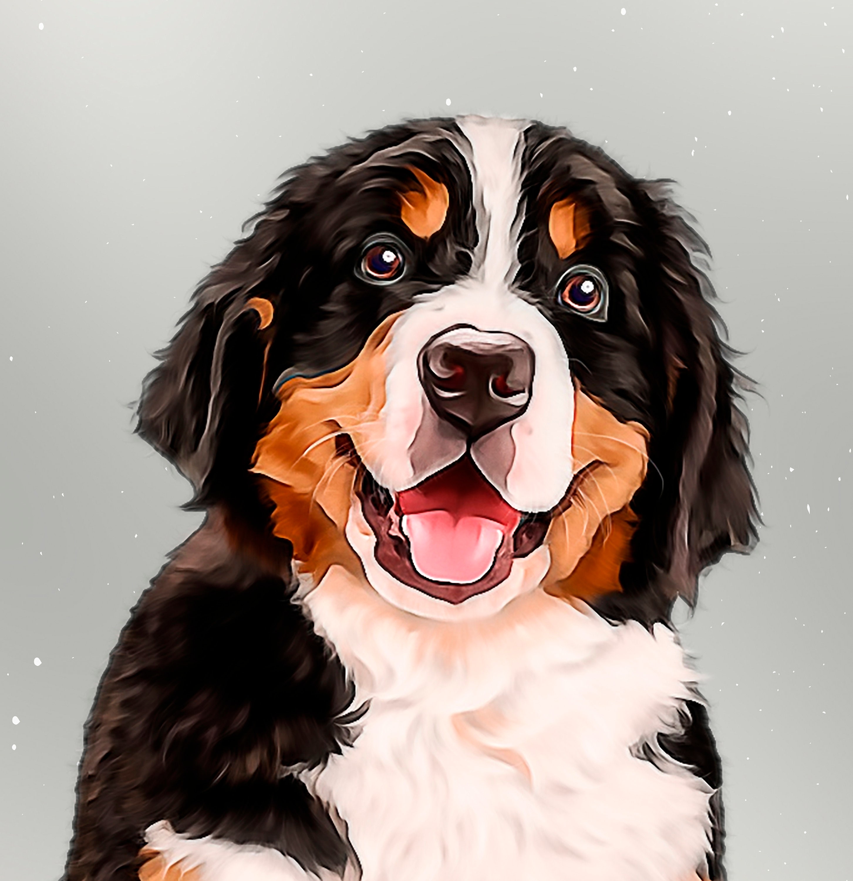 Aquarell Hund Malerei digitale Haustier Porträt | Etsy