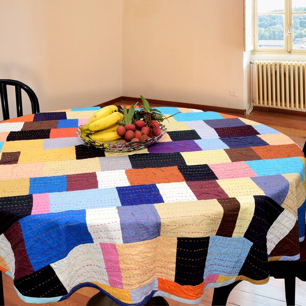 Kantha Tablecloth Etsy