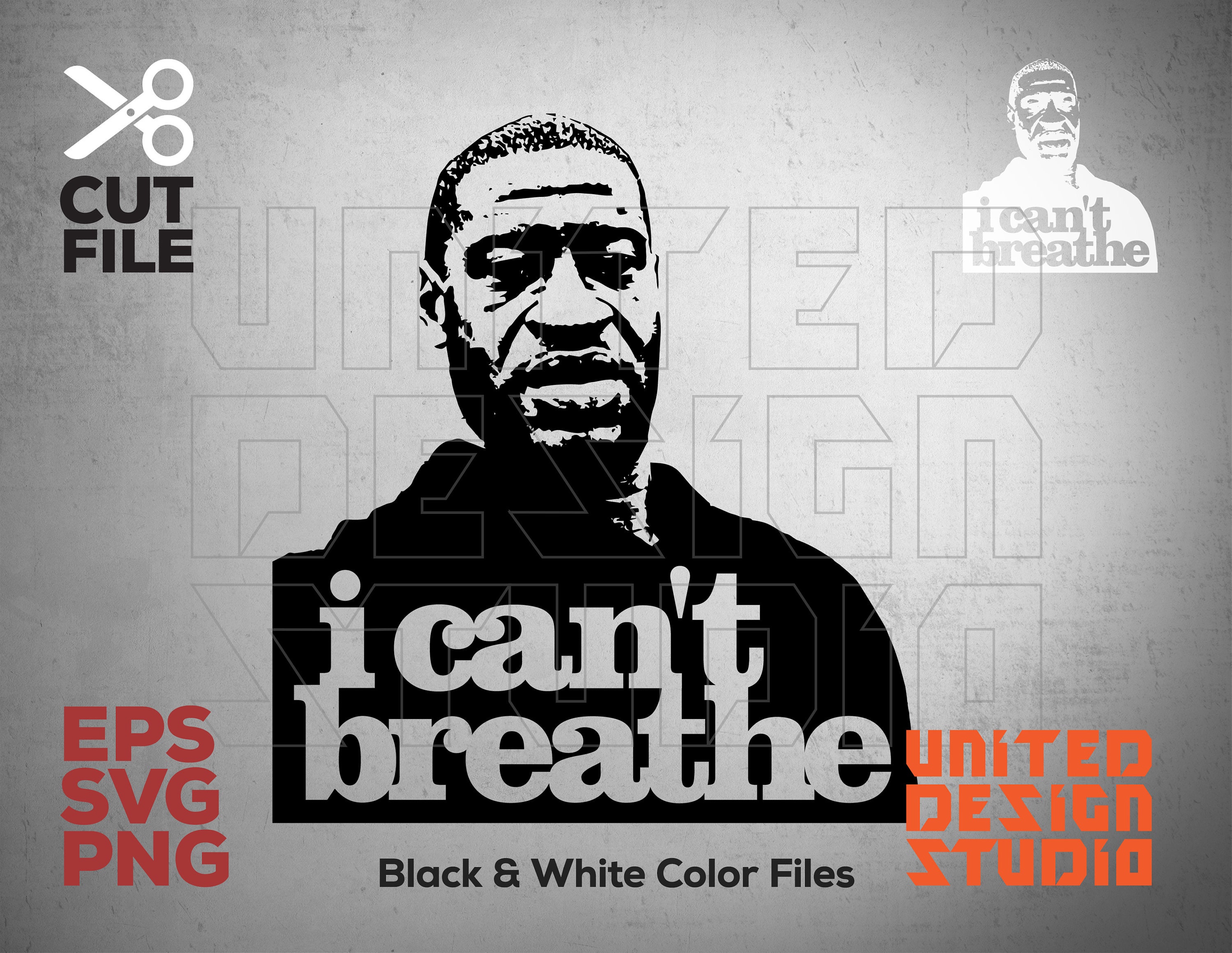 I Can't Breathe, George Floyd, I Can't Breathe Svg, African