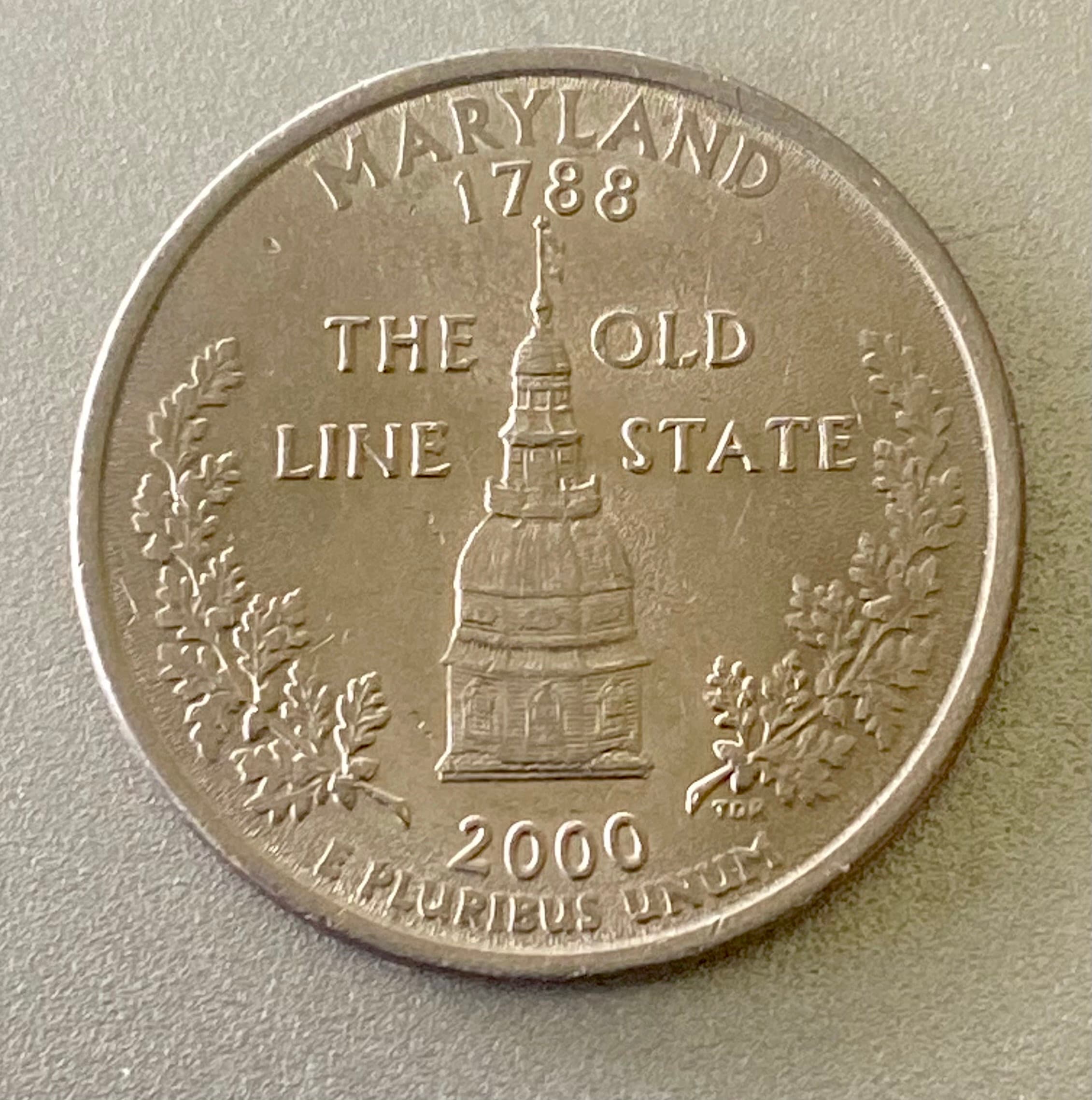 2000 P Maryland State Quarter