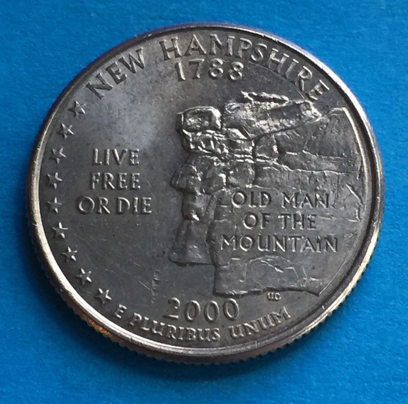 2000 P New Hampshire State Quarter Etsy