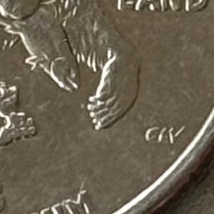 2008 P Extra Claw Alaska State Quarter