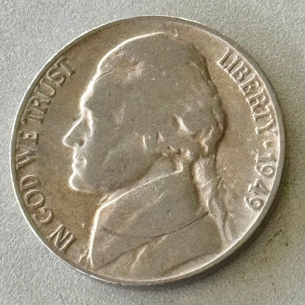 1949 D Jefferson Nickel