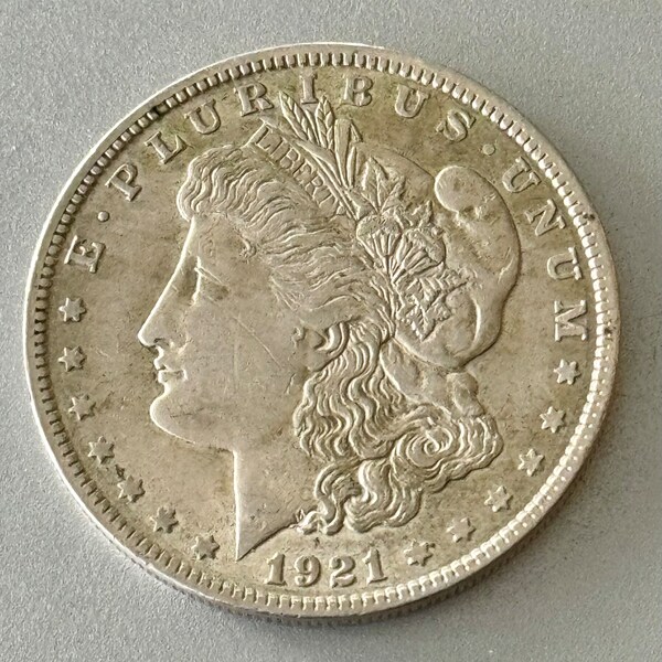 1921 Morgan Silver Dollar, 90 Percent Silver