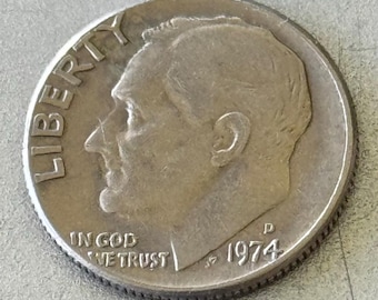 1974 D Clad Dime