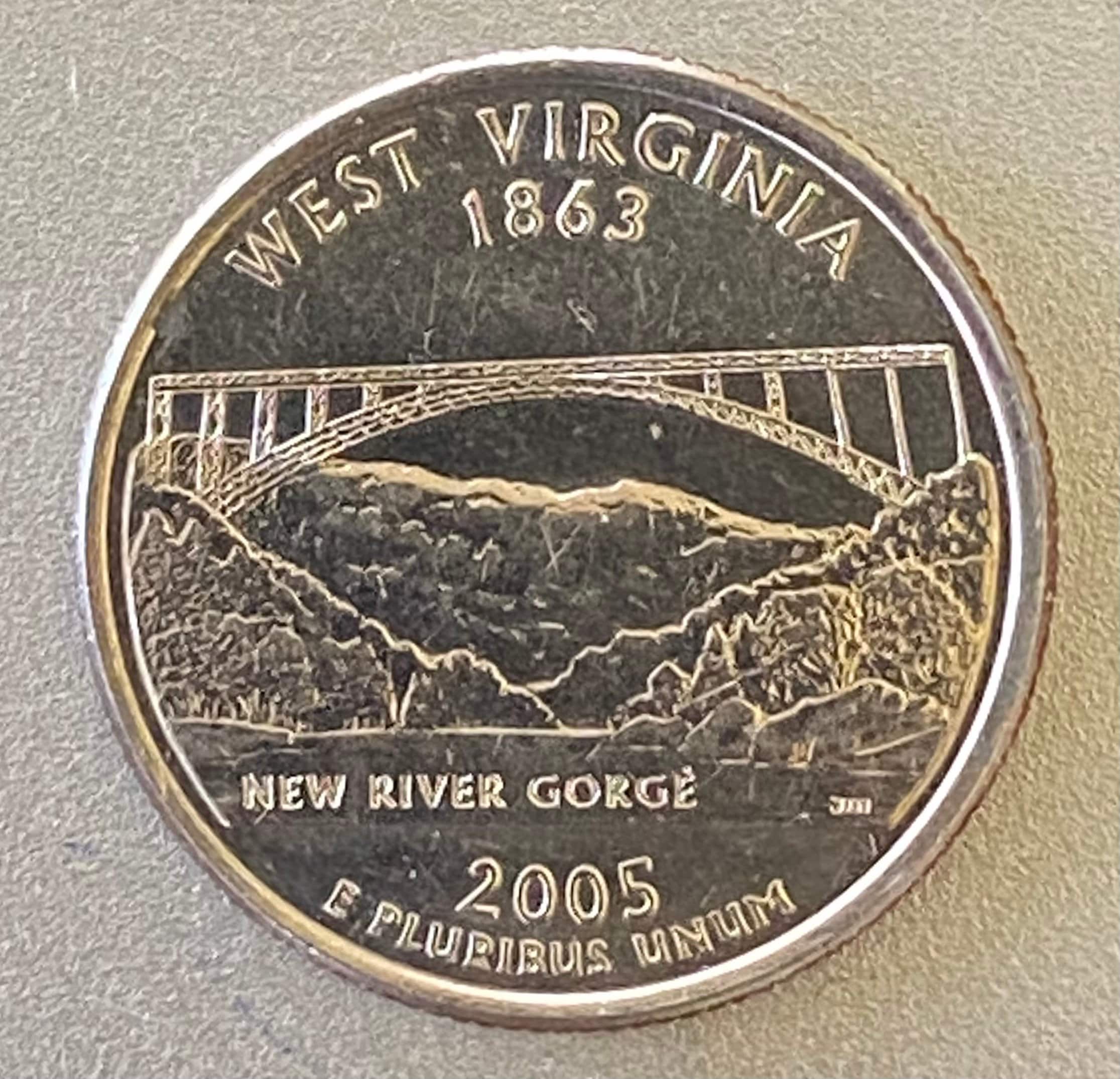 2005 D West Virginia State Quarter Etsy