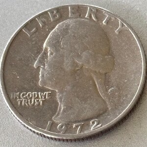 1972 Washington Quarter