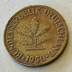 1950 F 10 Pfennig, Germany