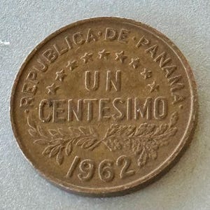 1962 Un Centesimo, Panama