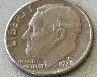 1971 D Clad Roosevelt Dime