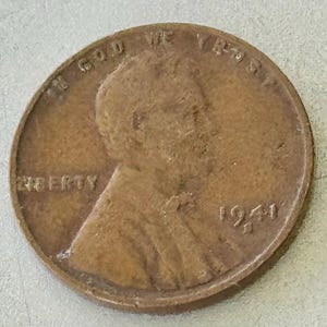 1941 S Lincoln Penny
