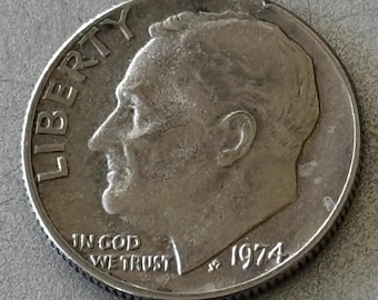 1974 Clad Roosevelt Dime
