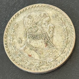 1961 Mexico Silver One Peso