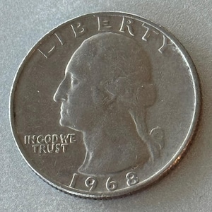 1968 Washington Quarter