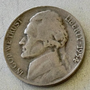 1954 Jefferson Nickel