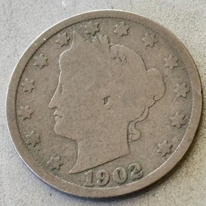 1902 Liberty V Nickel