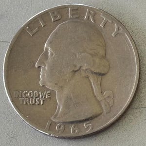 1965 Washington Quarter