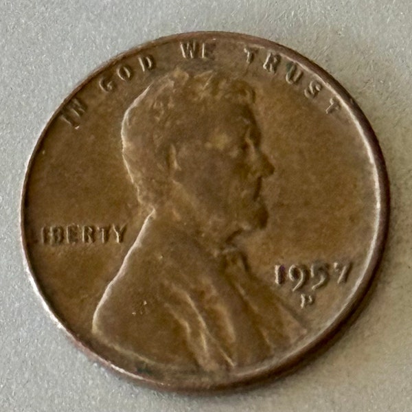 1957 D Lincoln Penny