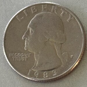 1983 D  Washington Quarter