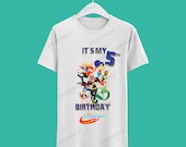 Super Hero Girls Birthday Tshirt / Super Hero Girls Camisa de cumpleaños
