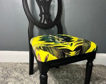 Statement chair Christian Lacroix feather park velvet eclectic