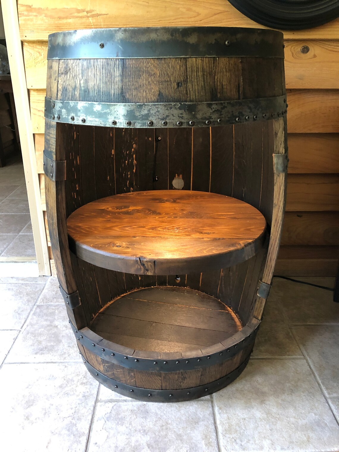 Authentic Whiskey Barrel Liquor With Bourbon Logo and Etsy