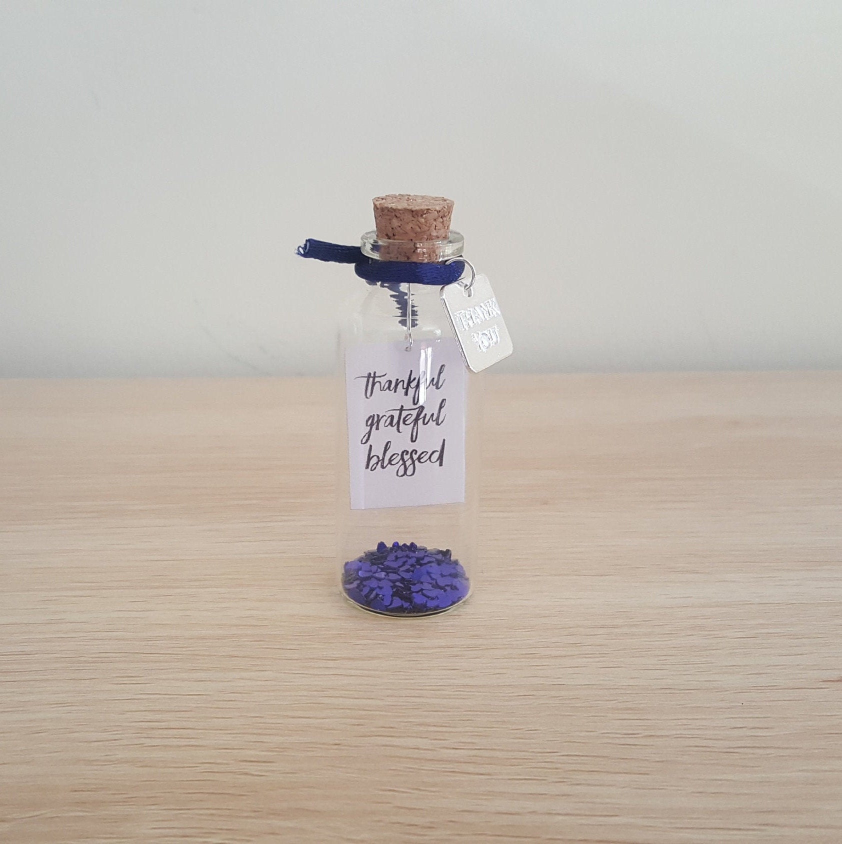 Thank You Gift Message in a Bottle Gift Idea Etsy