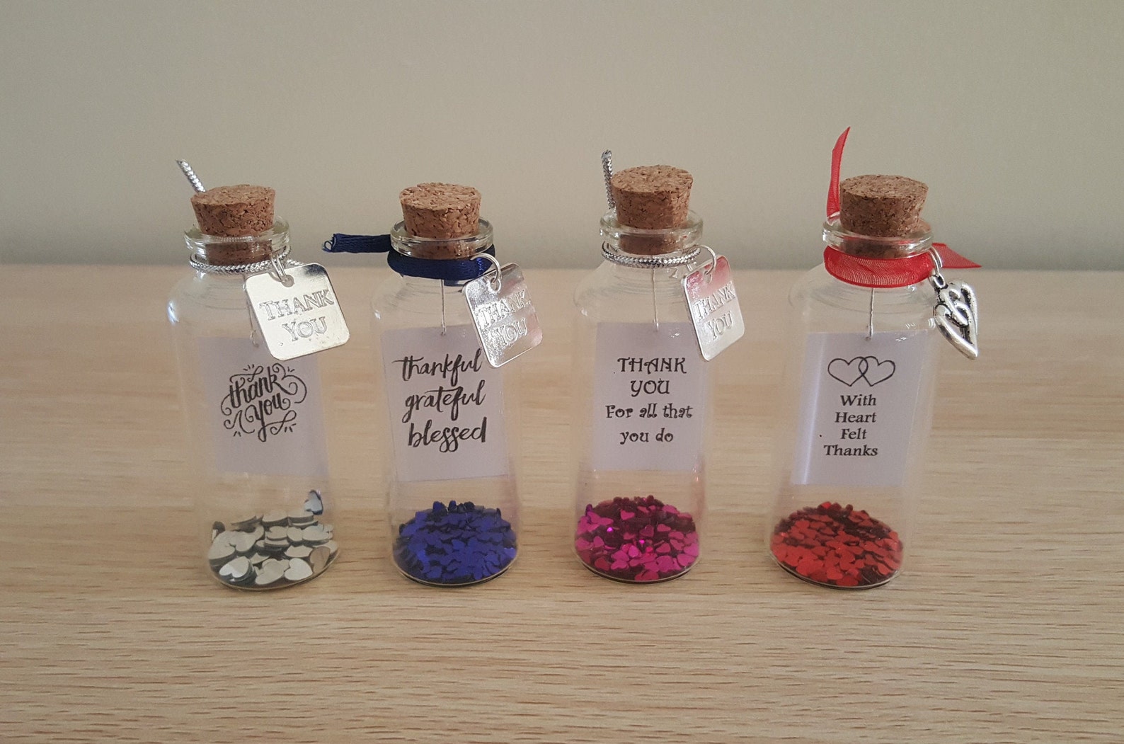Thank You Gift Message in a Bottle Gift Idea Etsy
