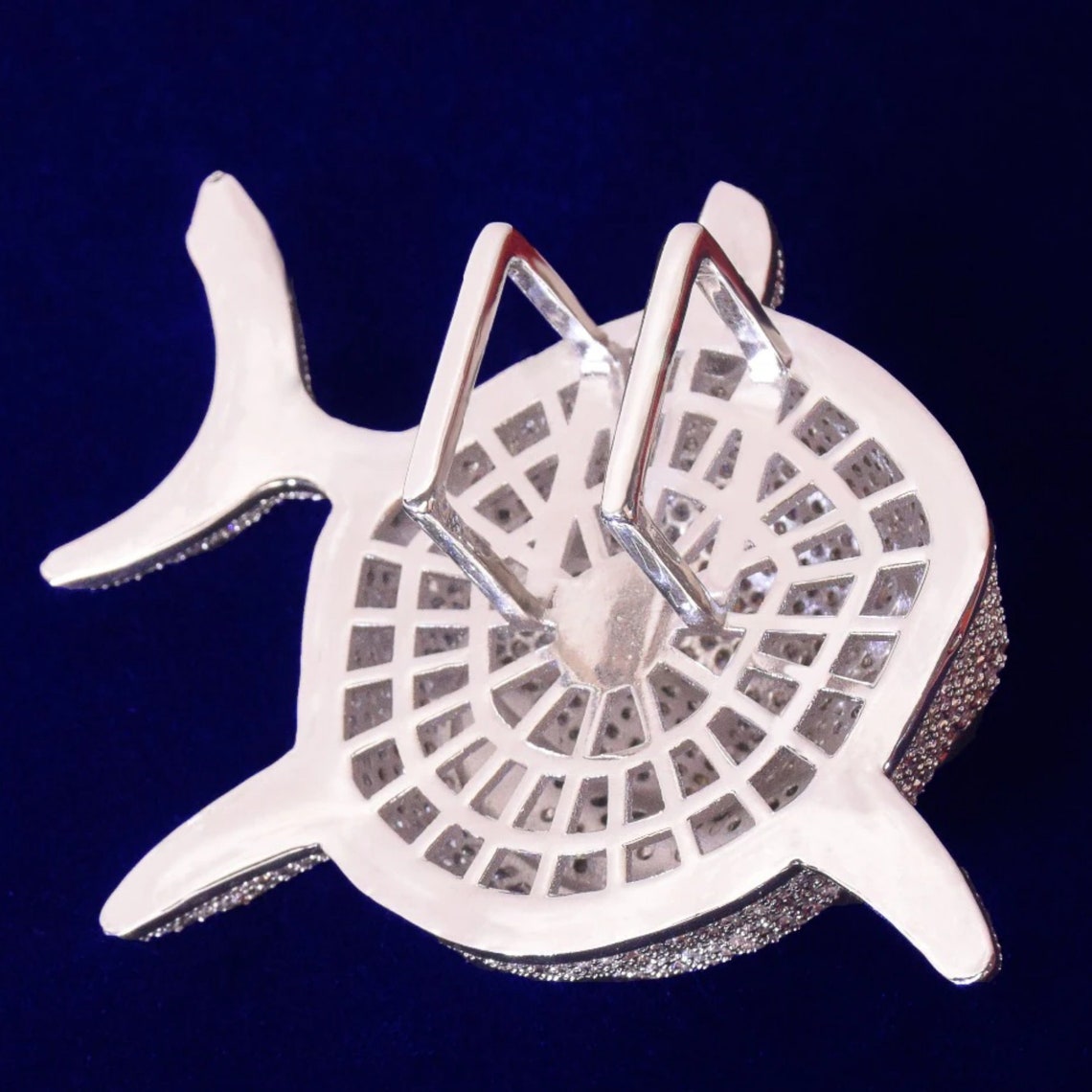 Shark Bling Bling Sharks Necklace Sharks Gift Shark Necklace Etsy