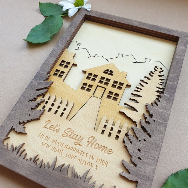 House Shadow Box Etsy UK