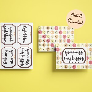 Cartas/envelopes OPEN WHEN, Presente de São Valentim ou aniversário, presente para namorado e namorada, envelopes e cartas edição Emoji
