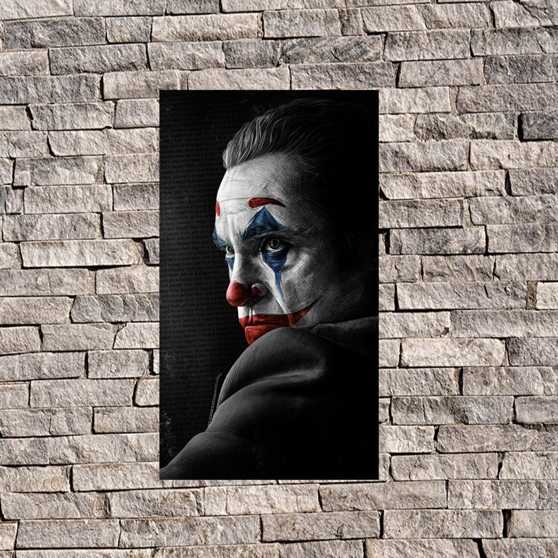Joker Poster Print Banner / Joker Home Room Wall Art Decor Etsy