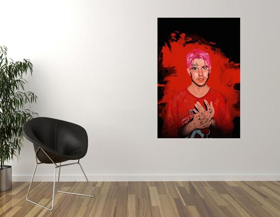 Lil Peep Print Poster Gift Wall Art Decor