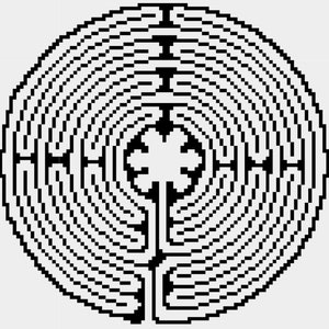 Labyrinth | Counted cross stitch chart | PDF download